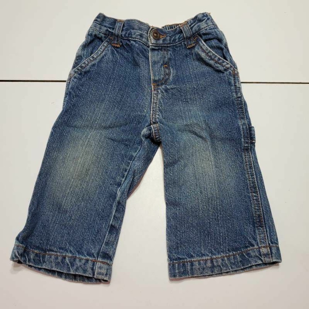 Cherokee Boys Capri Jeans Blue Medium Wash Pockets 12M